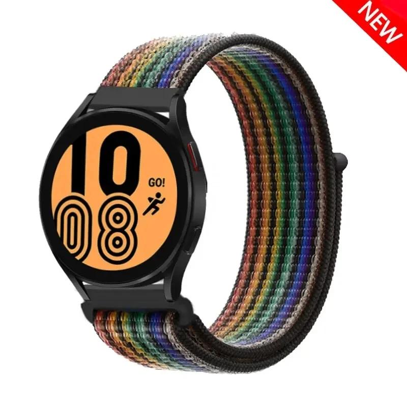 20mm 22mm Nylon-Schlaufenband Für Garmin Forerunner 265 965 255 255M 245 645 158/Venu 2Plus/Vivoactive 4 3/Venu SQ 2 Armband