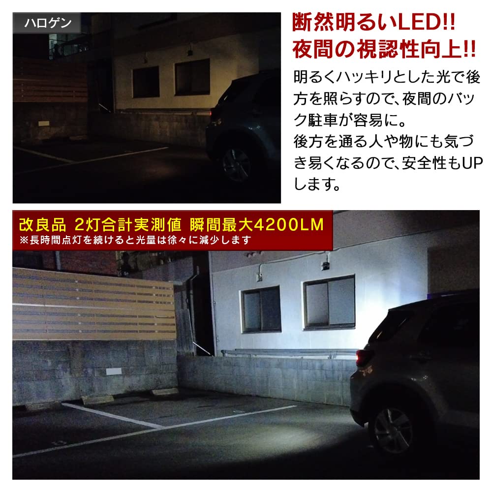 December 2022 Product Renewal! Super Super Bright LED T16 Back Lamp, Super Bright Even