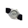 SEIKO 100m Water Resistant Automatic Mechanical Movement Rubber Strap Watch Men's Watches Black Dial SNZB33J2