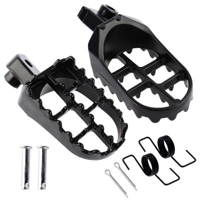 QAZAKY Black Aluminum Foot Peg Rest Footrest Foot Pegs XR50 XR50R XR70R XR70R XR80R