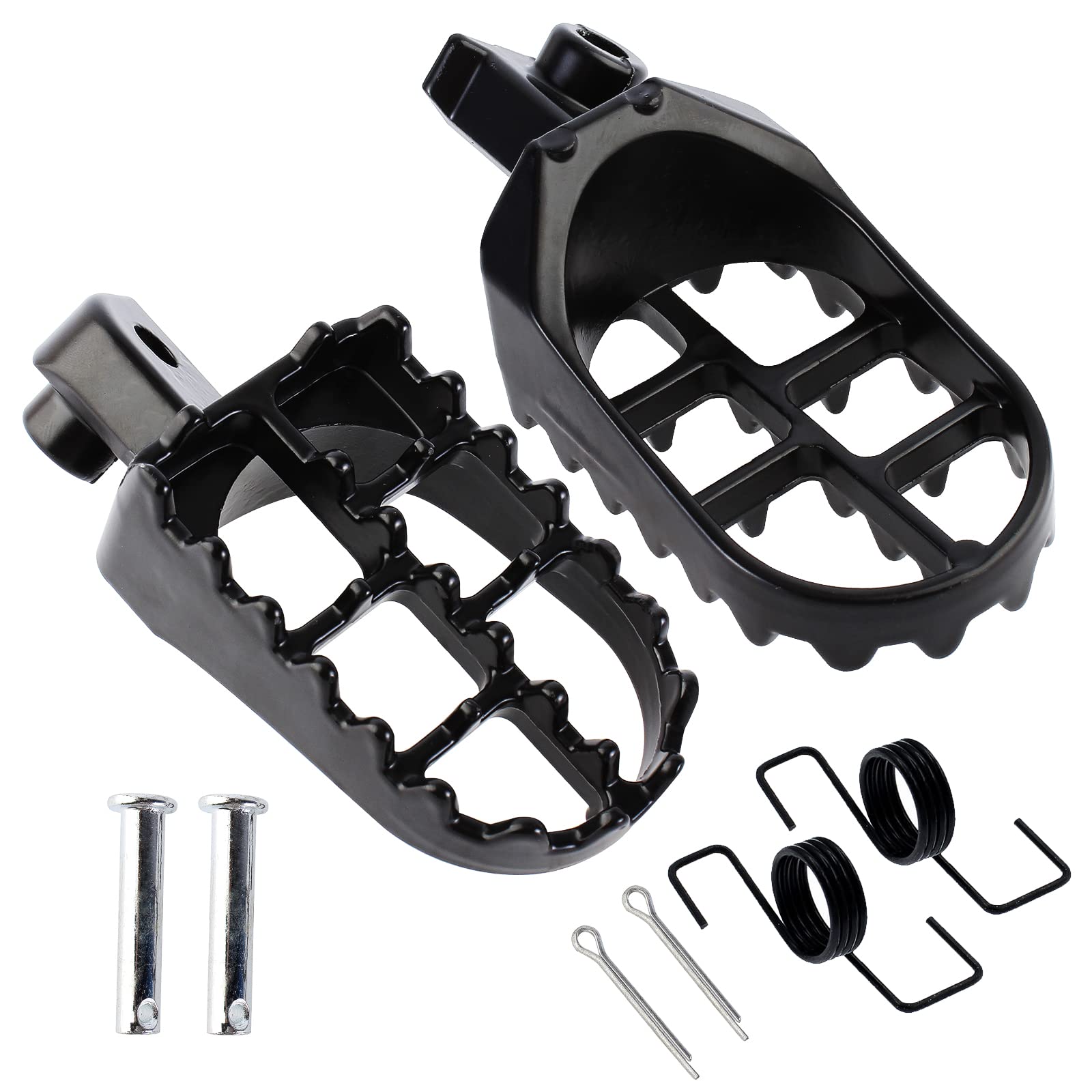 

QAZAKY Black Aluminum Foot Peg Rest Footrest Foot Pegs XR50 XR50R XR70R XR70R XR80R