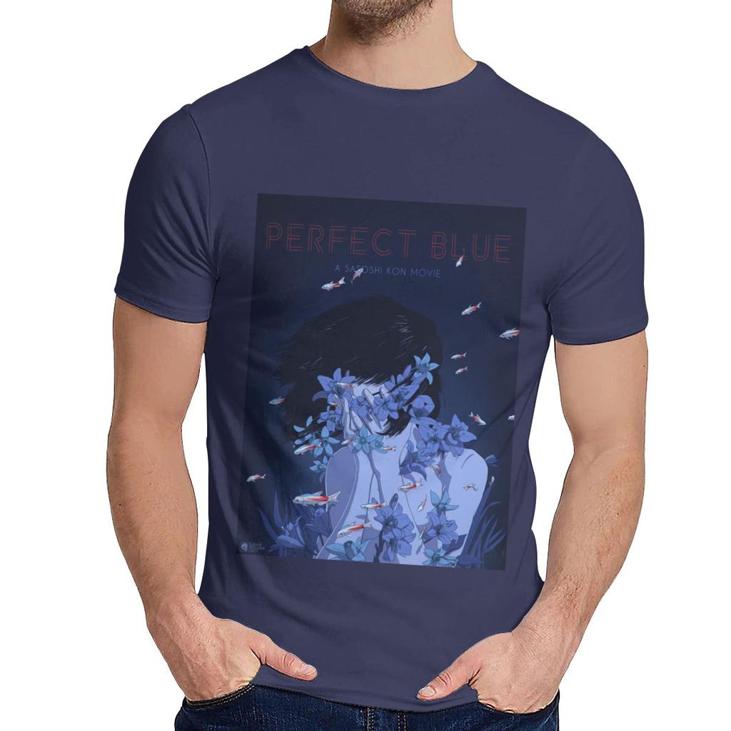 Round Collar Amazing Perfect Blue Satoshi Kon Anime 1997 T Shirt Hip Hop Unisex Soft Slim