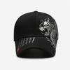 1Pcs Cotton Baseball Cap With Chinese Dragon Print Adjustable Strap Multiple Colors For Daily Wear Outdoor Sports Hiking