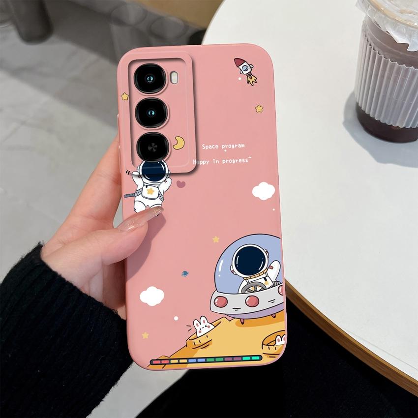 Cover Per itel City 100 C671L 6.75 pollici Custodie per Telefono Moda Fantasia Orsetto Orsetto Morbido Silicone Liquido Antipolvere Custodia Protettiva