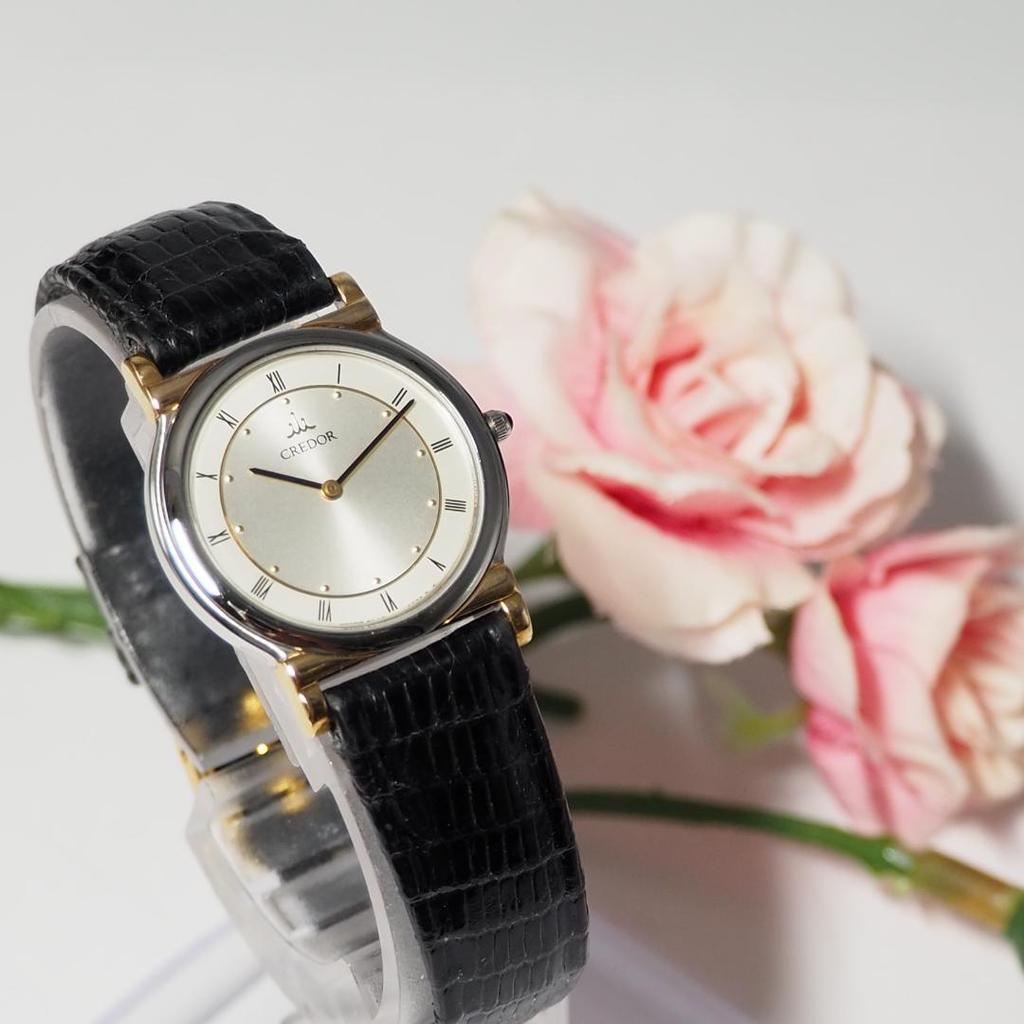[USED] Credor Seiko K18 watch 824