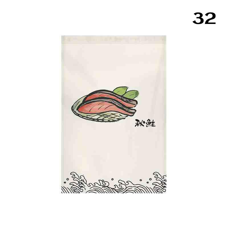 Japanese Style Doorway Short Curtain Kitchen Partition Noren Izakaya Sashimi Bistro Restaurant Sushi Shop Decor Adversing Sign