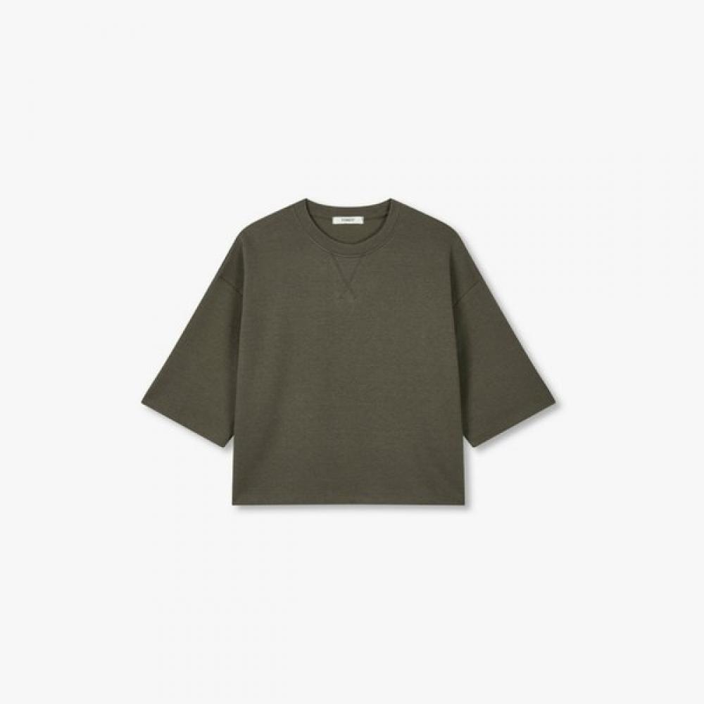 

STudio Tomboy Back PrinT Half Sleeve T shirT 9176322971cT Khaki/OS