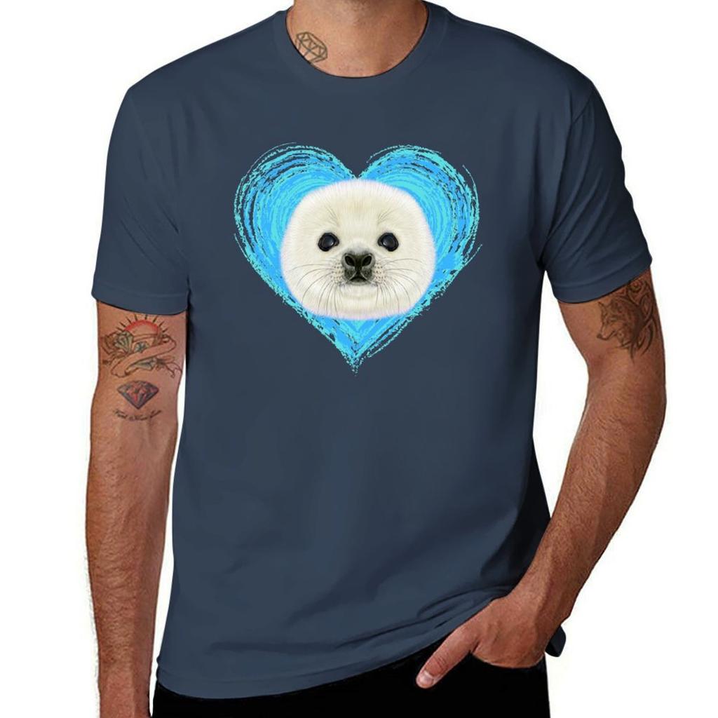 Baby Seal Gift Howler Seal Cute Seals TShirt Daily Casual Short Sleeve Tee Shirt TShirt