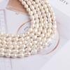 1String, Handmade Water Drop Pearl 6-7mm, White Natural Freshwater Pearl Beads for Jewelry Making DIY Necklace Bracelet Crafts, Women Gift 36cm