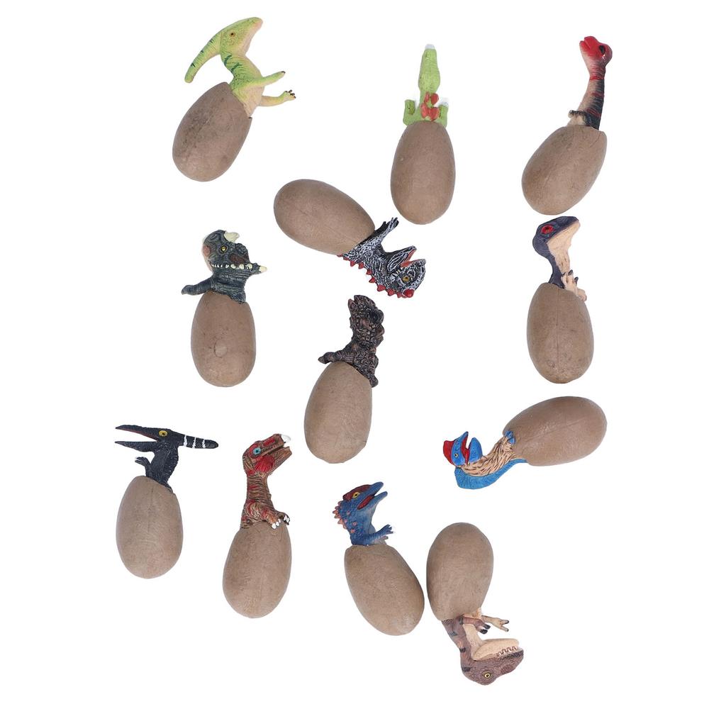 Dinosaur Egg Toys 12 Kinds Lifelike Simulation Design Educational Hatching Dinosaur Toy Model for