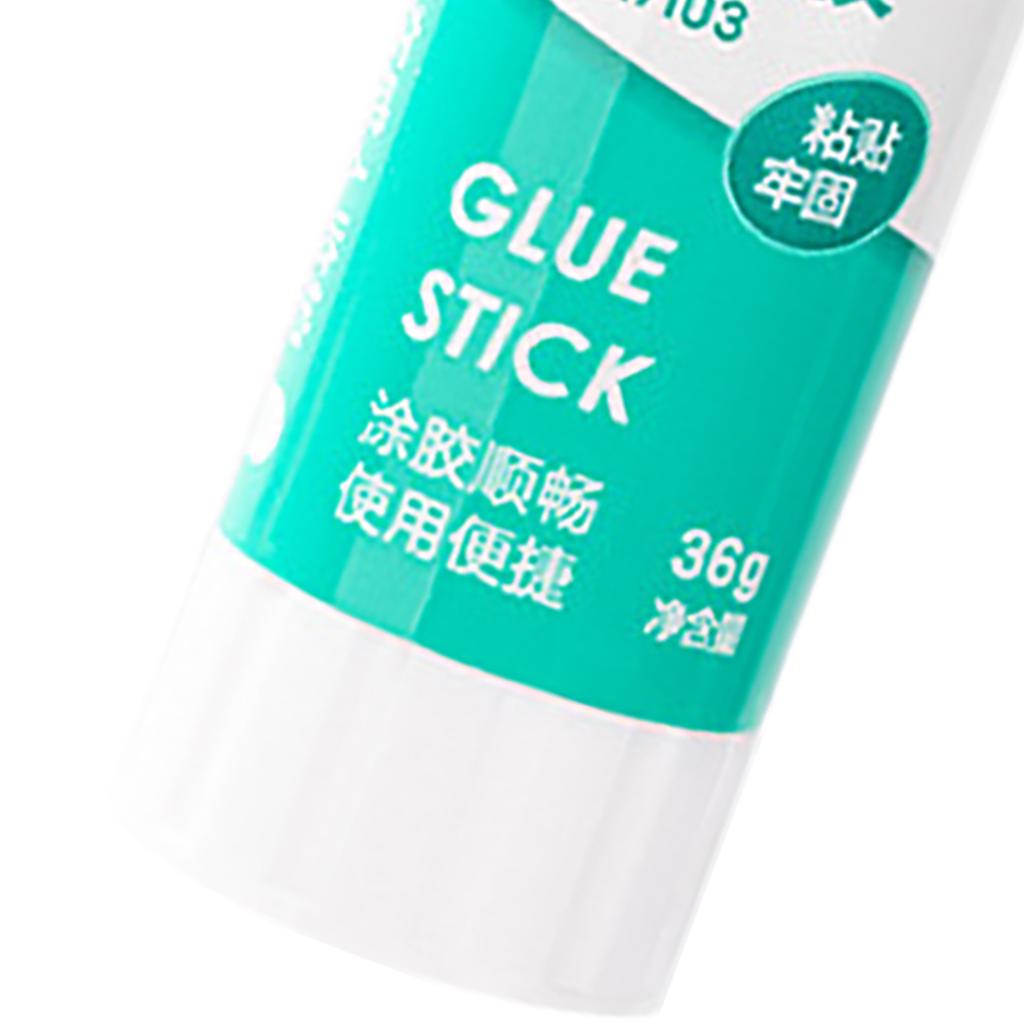 Solid Glue Stick Multipurpose High Viscosity Moisturizing Glue Stick for Office Supplies Student Crafts 1.3oz White