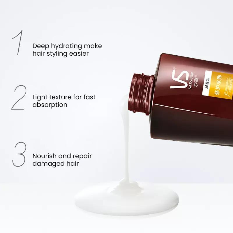 VS Sassoon Hair Conditioner Remove Oil Lighten and Smoothen Hair Make Hair Fluffy Soft and Smooth Not Irritable Preventing Damage 200 Ml
