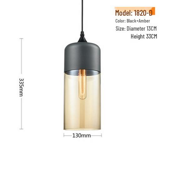 Modern Minimalist Nordic Pendant Light - Glass Lamp for Restaurant, Bar, Living Room, Bedroom, or Store