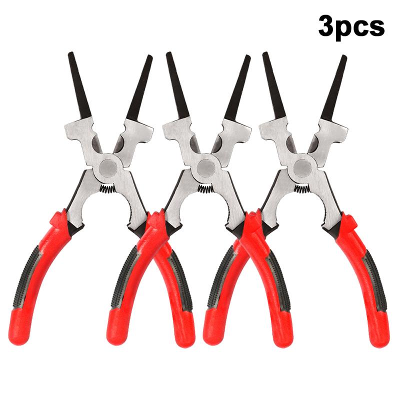 8 Zoll Multifunktions-Schweißzange Flachmaulzange Veredelt Hohe Härte Mig Schweißhilfswerkzeug Entfernen Drahtschneiden