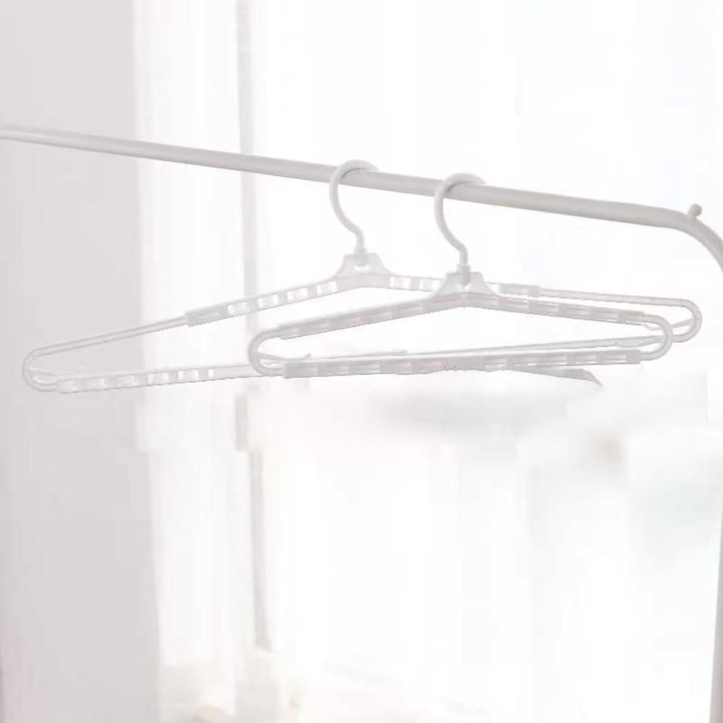 Adjustable Hangers Extra Large Retractable Shoulder Anti Slip Windproof Drying Hanger for Home