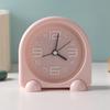 Bedside Alarm Clock Compact Mini Size Silent Operation Battery Powered Illuminated Display Decorative Table Clock