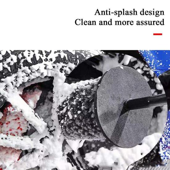 3ks/sada Kartáč na čištění ráfků auta Sada účinných čisticích kartáčů Čistič ráfků bez obsahu kovů