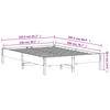Solid Wood Bed Without Mattress 150x200 Cm Pine Wood
