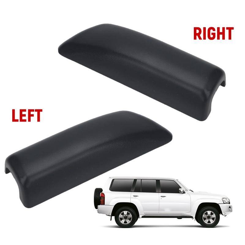 Front Rear Roof Gutter Moulding End Cap Set For NissanPatrol Y61 GU 1997-2016 76845VB000 76846VB000 76845-VB000 76846-VB000