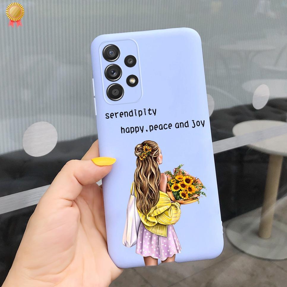 For Samsung Galaxy A23 5G Case Fashion Cute Clear Mate Men Women Soft TPU Silicone Phone Covers For Samsung Galaxy A23 4G Fundas
