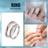 Anillos de Pareja Ajustables con Hilo Rojo Anillos de Boda y Anillos de Promesa Regalos de San Valentín para Hombres y Mujeres