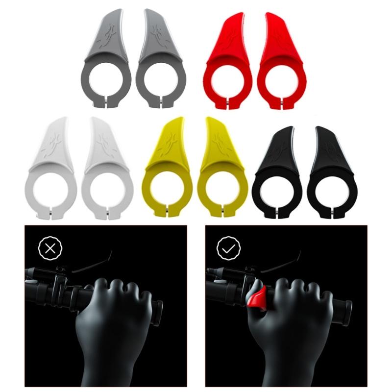 Anti-Slip Mountain Road Bike Handlebar Ends for Bicycles Handle with Lock Rings