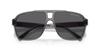 Armani Exchange Sunglasses SHINY TRANSPARENT GREY POLAR GREY 61mm 82398161 0AX4104S [ARMANI EXCHANGE]