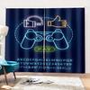 3D Cool Hra Elektronický Ovladač Závěs Gamer Boy Dětský Pokoj Dekor Závěs Obývací Pokoj Dekor Závěs 2 Panely Doprava Zdarma