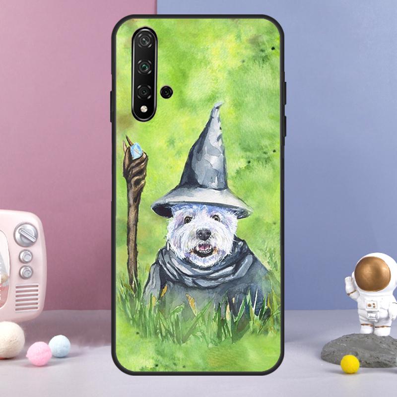 Cartoon Westie Dog For Huawei Nova 3i 7i 8i 11i 12i 9 10 SE Y60 Y61 Y70 Y72 Y73 Y90 Y91 P20 P40 P30 Lite Case