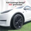 4PCS/Set Hubcaps 19 inches Full Coverage Arachnid Wheel Cover Cap Design for Tesla Model S/ Model Y Automobile Accessories
