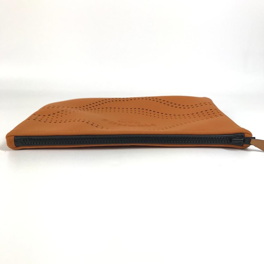 Hermes Neovan MM Clutch Bag Multi Pouch Makeup Pouch Pouch Polyamide Orange