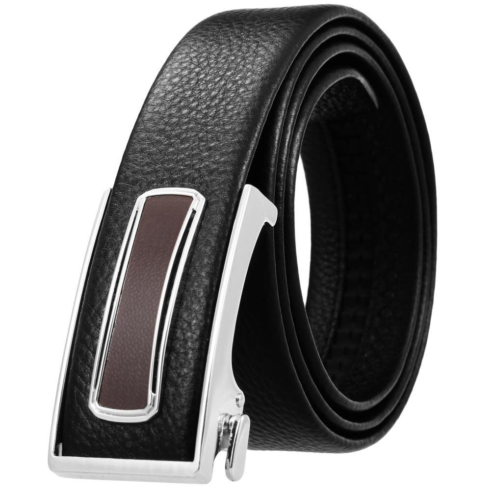 Ceinture tendance en cuir de vachette pleine fleur, boucle intérieure ceinture homme Ly36-23018-5