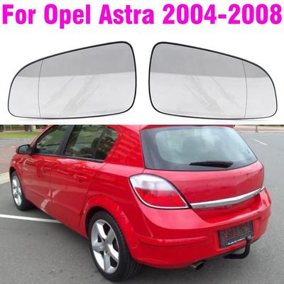 Für Opel Astra H 2004 2005 2006 2007 2008 Autotürseitenrückspiegel Außenspiegelglas Rückansicht Weiß Beheizte Autoaußenteile