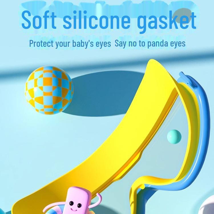 Adult & Children Silicone Goggles: Waterproof, Fog-Proof, Large Frame with Built-in Earplugs