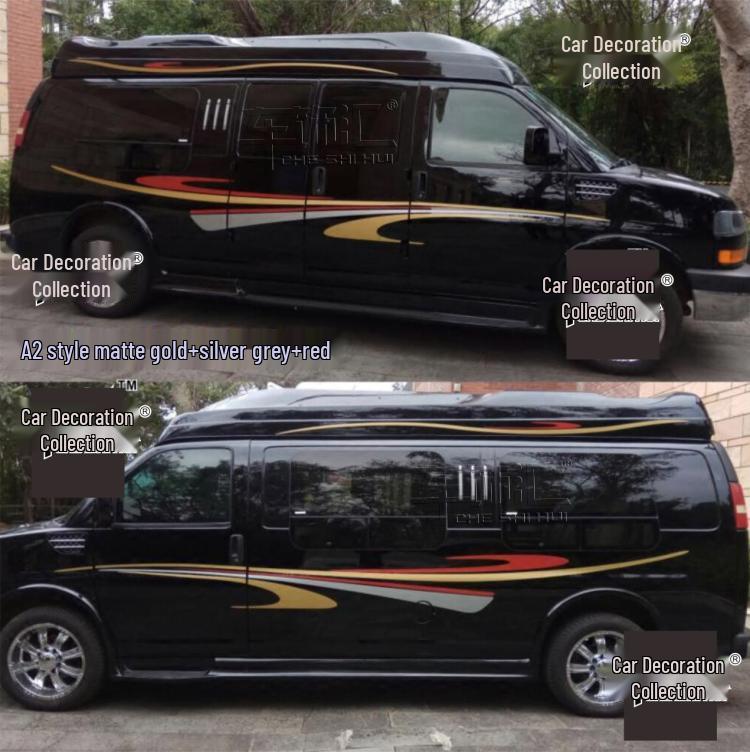 GMC Savana Business Star Decorative Car Stripes Decals