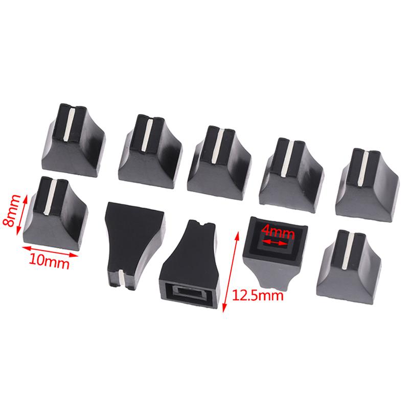 10pcs  Mixer Press Button Cap Console Cap 10×8×12.5mm Mixer Press Button Cap DJ Disc Player Switch Cap
