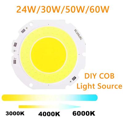 7660 LED COB Chip High Power  Light Source DC30V150V For Down Light Bulb Lamp 50W 5000LM Cold White For DIY LED Flood Light Bulbs
