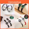 Luminous Couple Bracelet Fashion Sun Moon Design Handcrafted Woven Jewelry