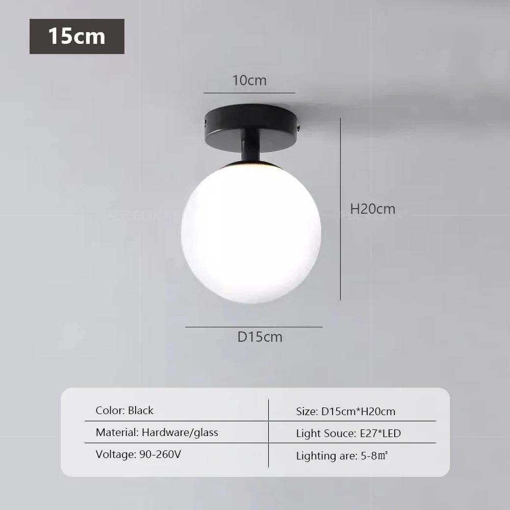 Modern Style E27 LED Wall Lamps Nordic Ball Wall Lights for Hallway Bedroom Bedside Lamp Wall Sconc Factory direct sales