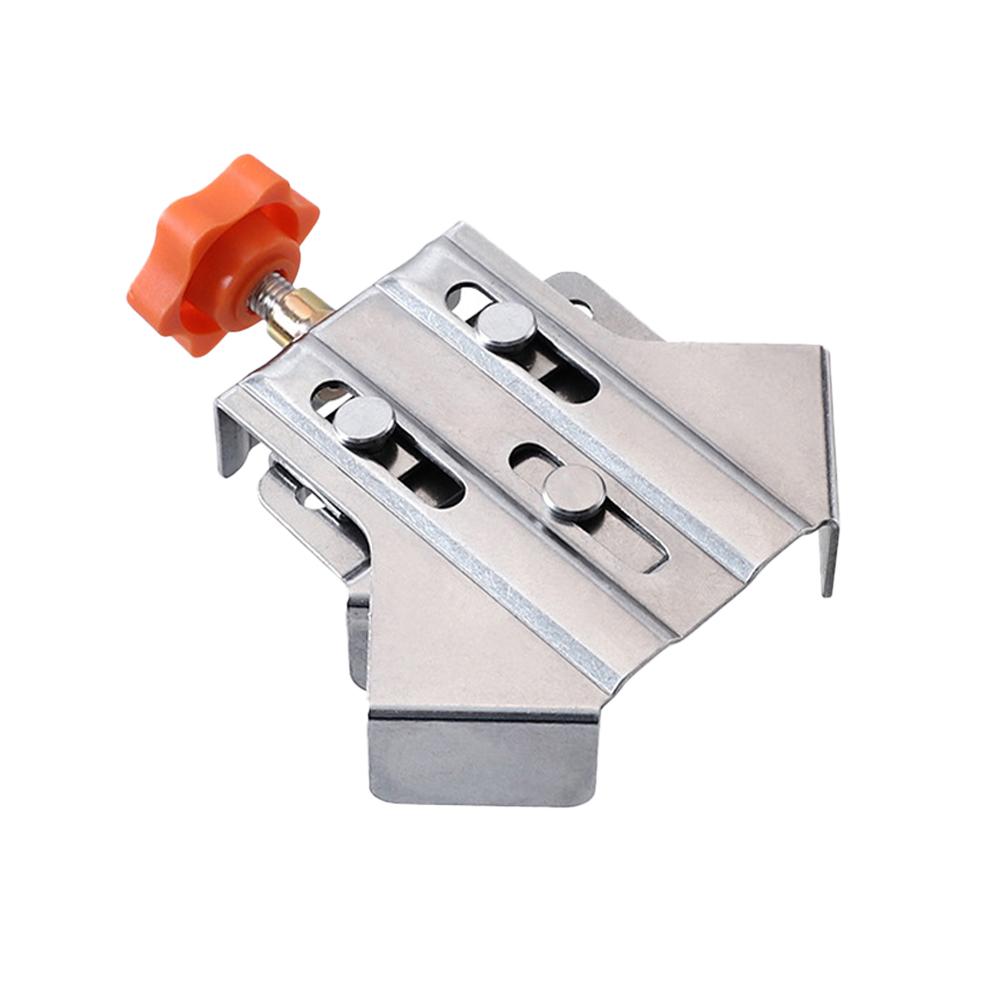 90 Degree Right Angle Clamp 2/4PCS Stainless Steel Carpenter Splicing Quick Clamp Locator Fixed Frame Clamp Woodworking Tools