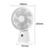 Electric Fan Stylish Quiet Cooling Mini Fan Personal Fan Small Table Fan Desk Fan for Hiking Outdoor Backpacking Camping Office
