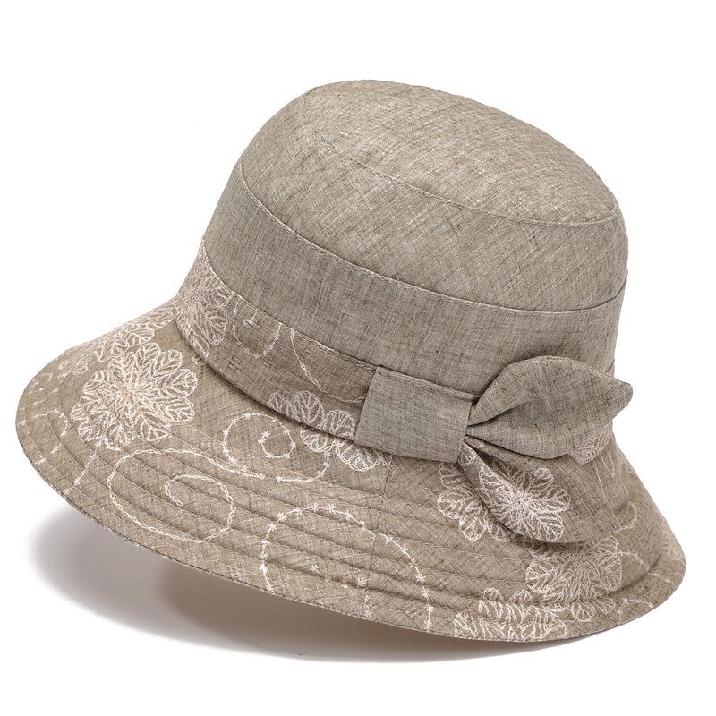 Spring Women's Sun Hat Elderly Hat Breathable Summer Fisherman Hat
