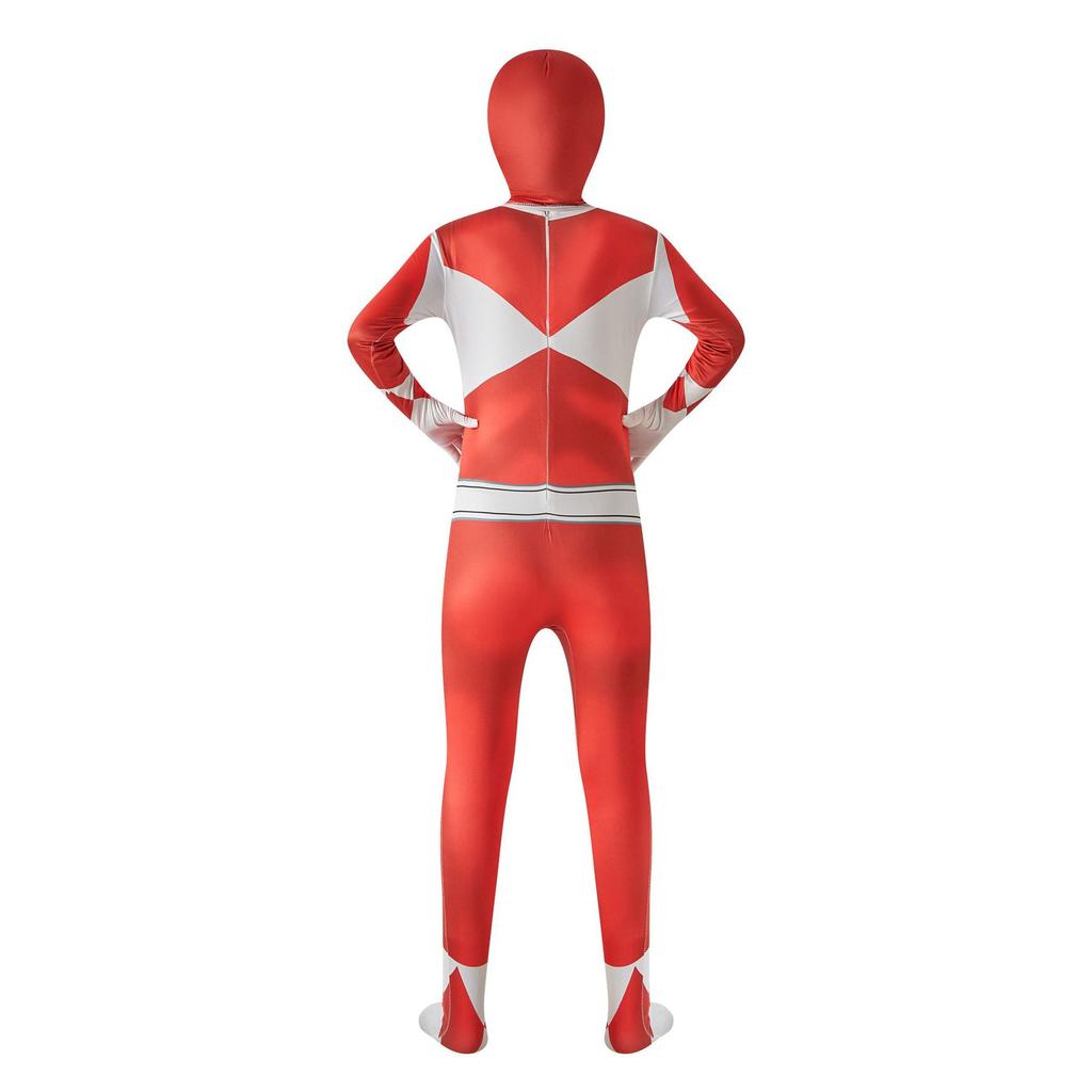 Kids Power Dinosaur Team Jumpsuit Mask Halloween Cosplay Costumes Boys Girls Halloween Party Zentai Rangers Role Playing Outfit