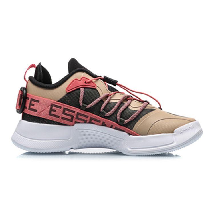 LiNing Wudao Non-Slip Wear-Resistant Breathable Sports Shoes Kids Sneakers Light-Gray Brown YKCQ126-7