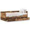 VidaXL Lit de repos Bois vieilli Bois d'ingénierie 90 x 190 cm Solide 3333996