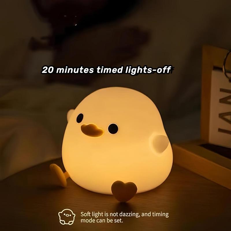 Xiaomi Duoduo Duck Night Light Cute Duck Light Touch Control Rechargeable Night Light Suitable for Bedroom and Living Room Use