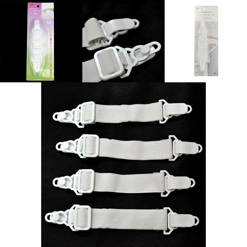 Bed Sheet Fastener Clips With Nonslip Design For Home Use And Mattress Stability
