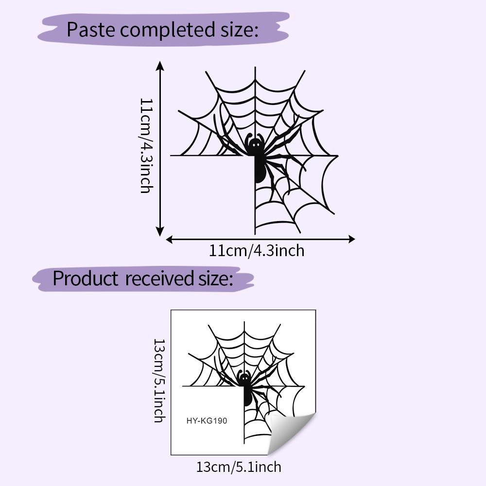 Spider Halloween Pvc Wall Decal Art Sticker For Home Office And Decoration Room