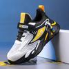 Zapatos Casuales de Cuero Populares para Niños Zapatilla Transpirable de Malla Calzado de Tendencia de Moda para Correr al Aire Libre