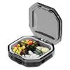 Portable 7-Day Large Capacity Pill Box with Splitter